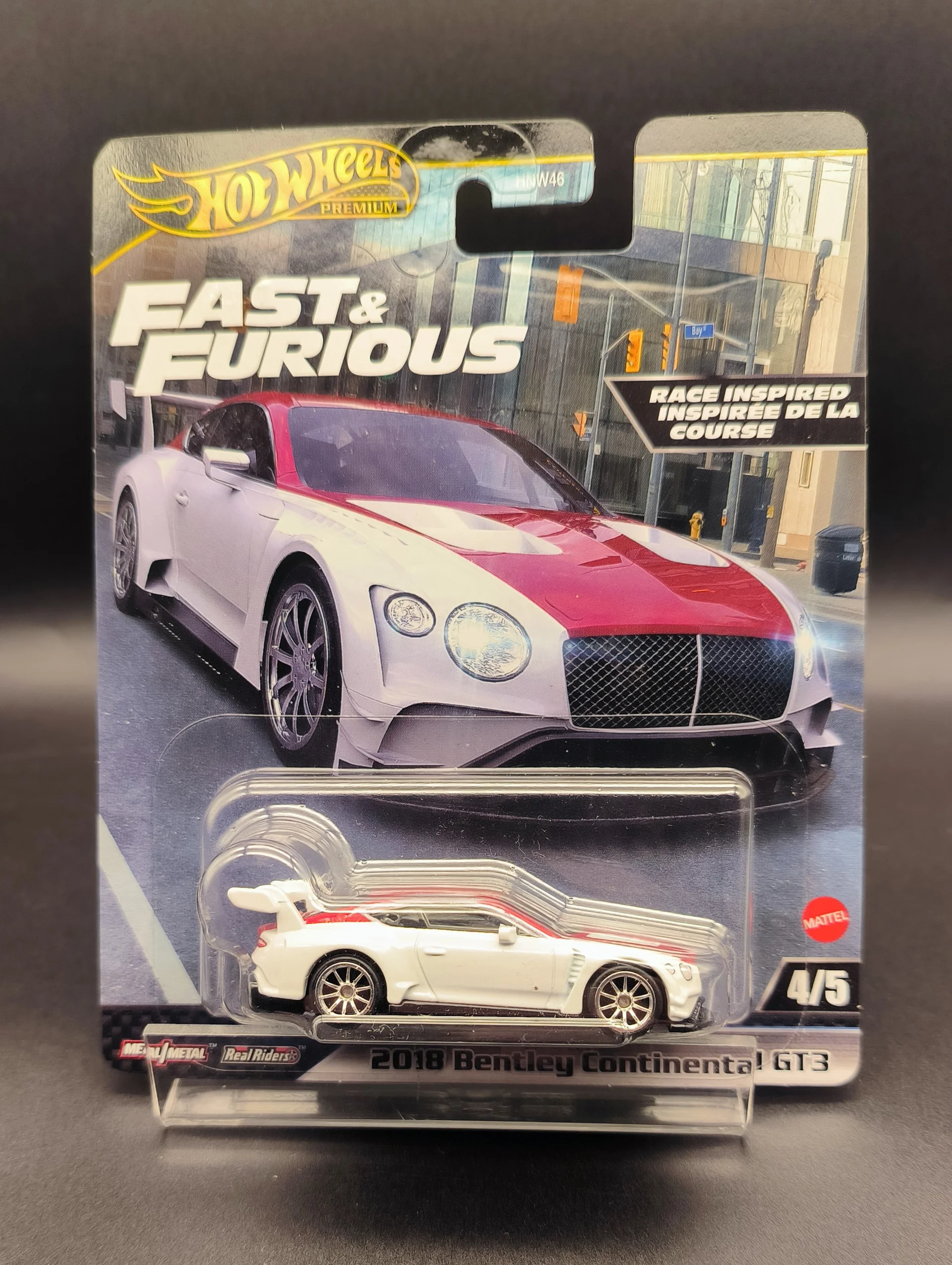 Hot Wheels Premium 2018 Bentley Continental GT3