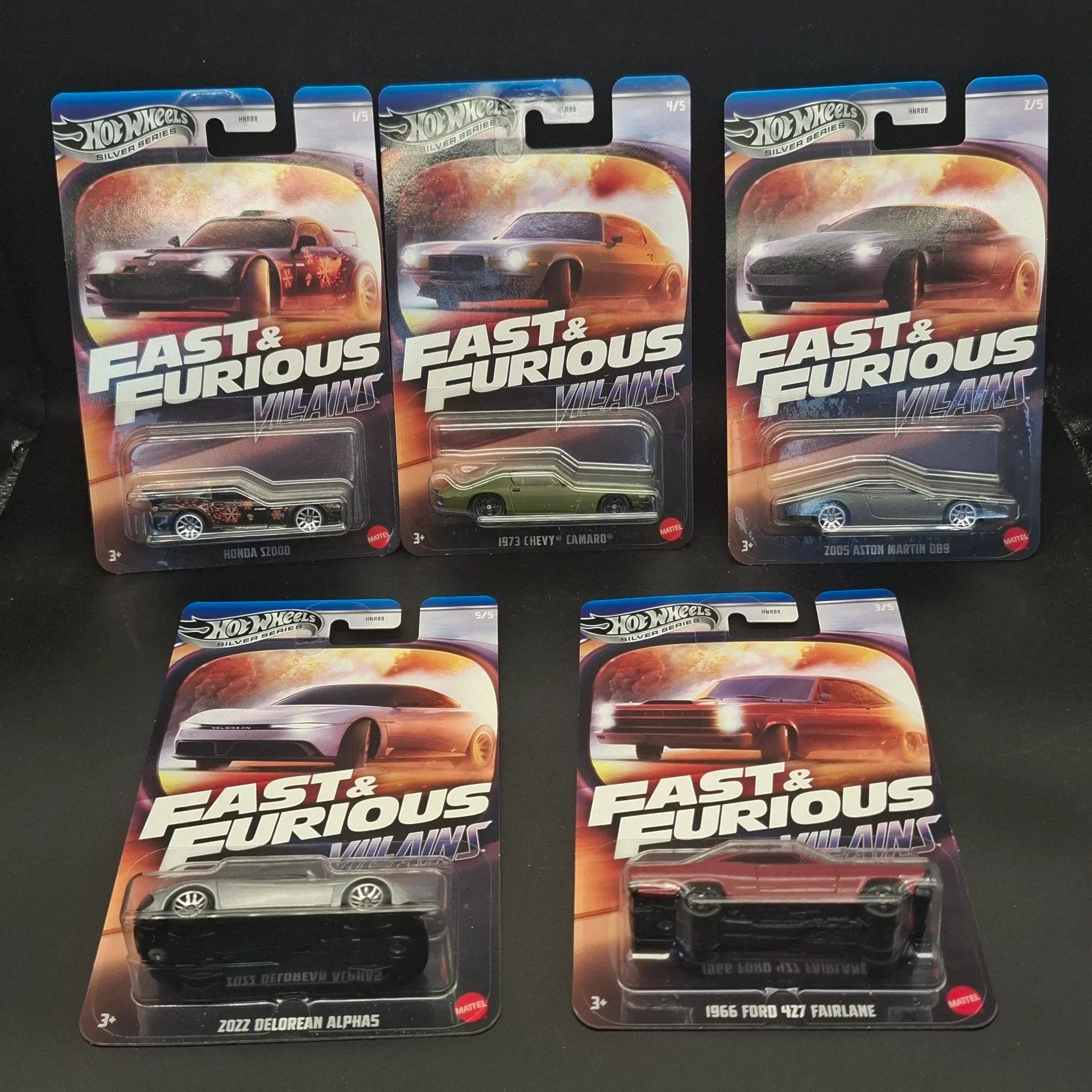 Hot Wheels Silver Series Fast & Furious Villains 2024